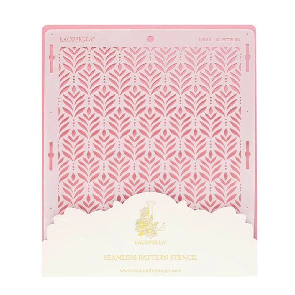 Lacupella Seamless Pattern Cake Stencil -PADDI 1 Lacupella Seamless Pattern Cake Stencil -PADDI