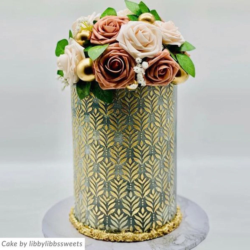 Lacupella Seamless Pattern Cake Stencil -PADDI 3 Lacupella Seamless Pattern Cake Stencil -PADDI - Image 3