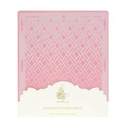 Lacupella Seamless Pattern Cake Stencil - RHOMBA