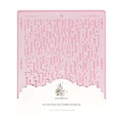 Lacupella Seamless Pattern Cake Stencil - TULIS