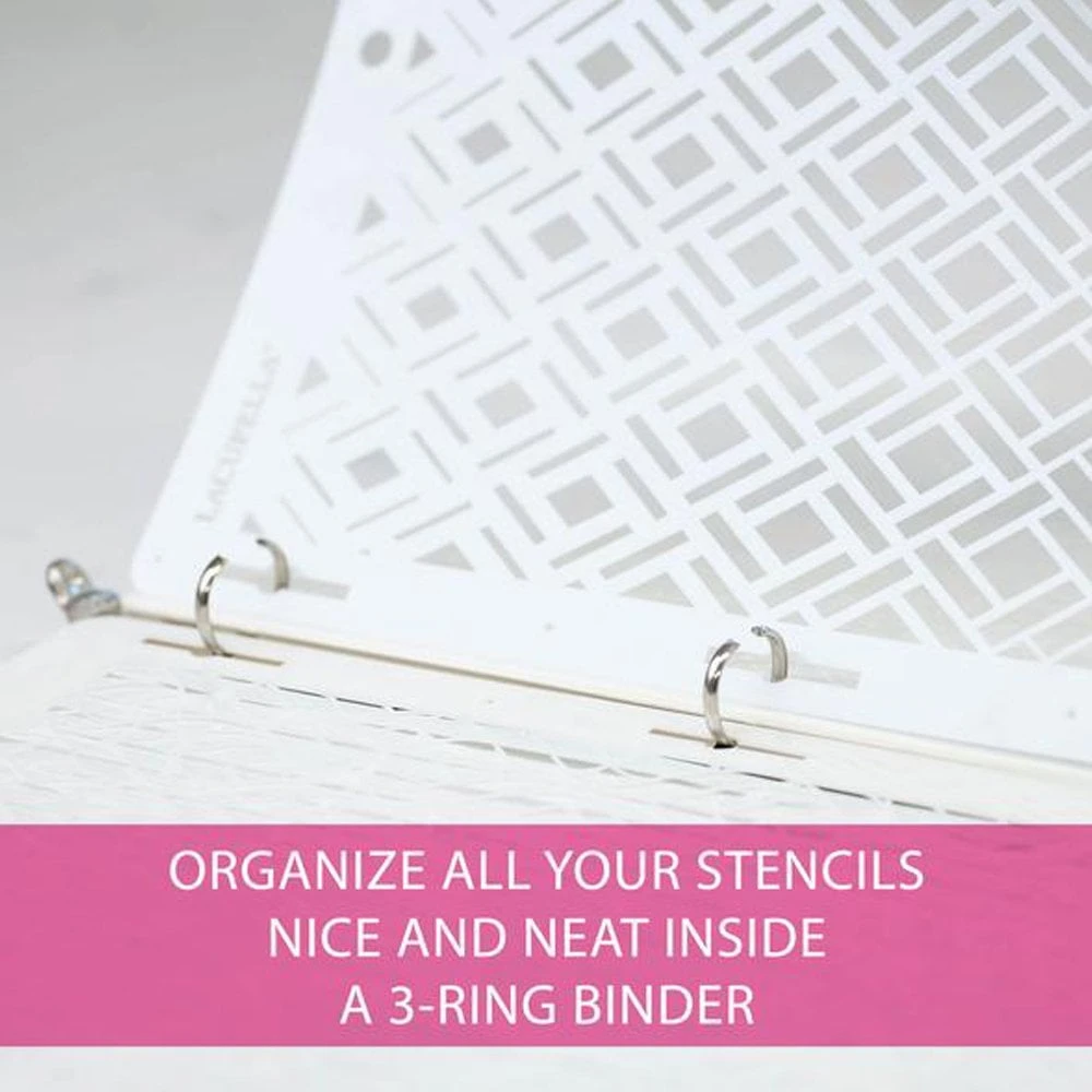 Lacupella Seamless Pattern Cake Stencil - VISCO 6 Lacupella Seamless Pattern Cake Stencil - VISCO - Image 6