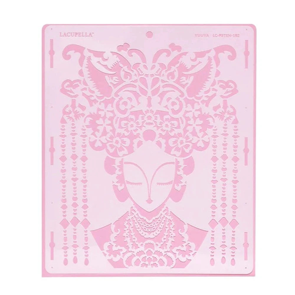 Lacupella Seamless Pattern Cake Stencil - YUUYA 1 Lacupella Seamless Pattern Cake Stencil - YUUYA