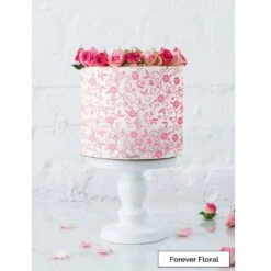 LissieLou Forever Floral Cake Stencil - Full Size Design