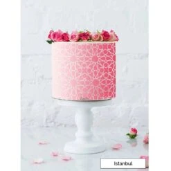 LissieLou Istanbul Cake Stencil - Full Size Design