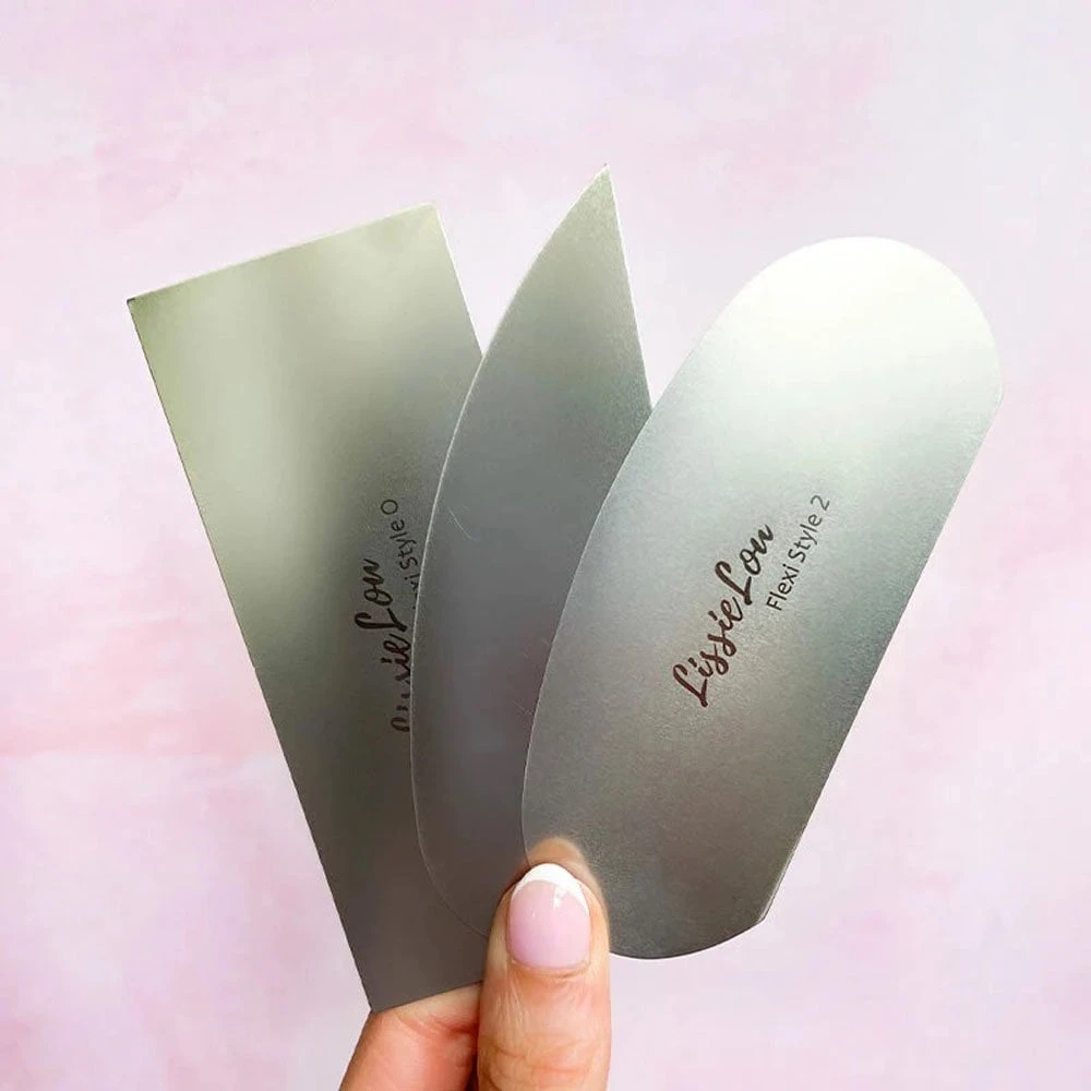 LissieLou Stainless Steel Mini Scraper Set Of 3 1 LissieLou Stainless Steel Mini Scraper Set Of 3