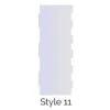 LissieLou Style 11 Double Edged Cake Scraper Acrylic