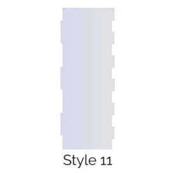 LissieLou Style 11 Double Edged Cake Scraper Acrylic