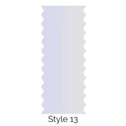 LissieLou Style 13 Double Edged Cake Scraper Acrylic