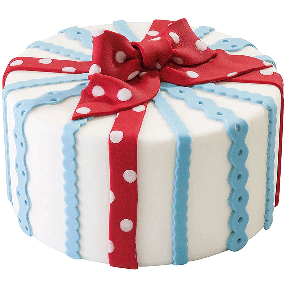 Martellato Pantograph 4 Smooth + 4 Fluted Wheels Professional Ribbon Cutter 2 Martellato Pantograph 4 Smooth + 4 Fluted Wheels Professional Ribbon Cutter - Image 2