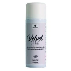 Martellato White Coloured Cocoa Butter Velvet Spray - 400ml