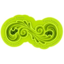 Marvelous Mould Flourish S-Curve Silicone Mould