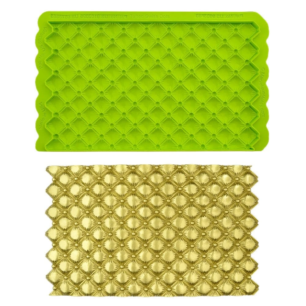 Marvelous Mould Tufted Swiss Dot Simpress 1 Marvelous Mould Tufted Swiss Dot Simpress