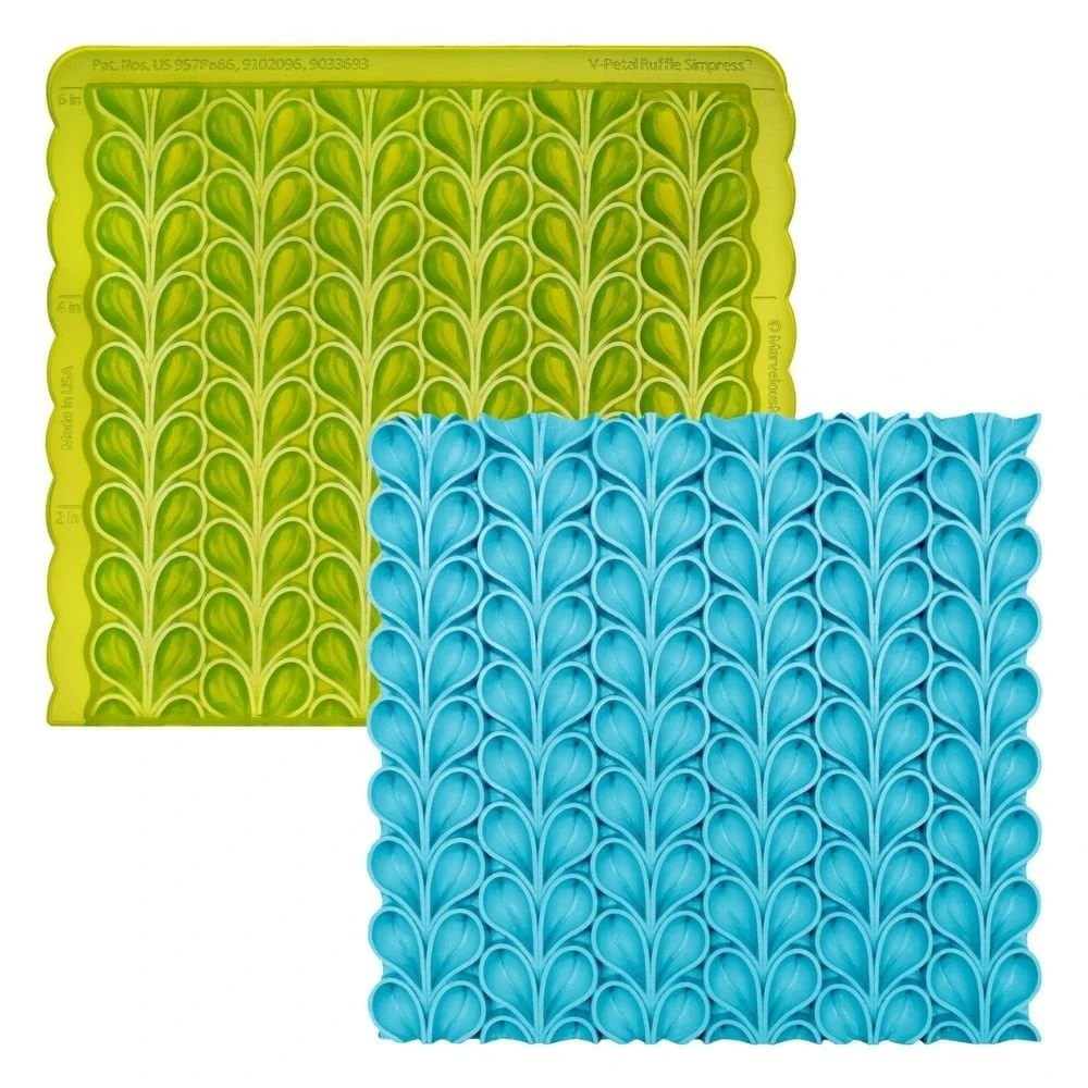 Marvelous Mould V-Petal Ruffle Mould - Simpress Mould 1 Marvelous Mould V-Petal Ruffle Mould - Simpress Mould
