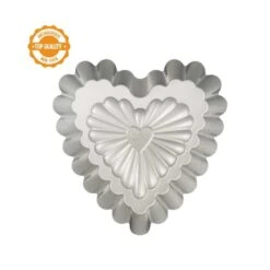 Decora Non Stick Decorated Heart Pan - 24 X 5cm -Silikomart Store non stick decorated heart pan 24 x 5cm p15886 55334 image