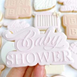 Oh My Cookie Baby Shower Cookie Stamp + Cookie Cutter