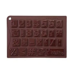 Pavoni Platinum Silicone Numbers Chocolate Mould