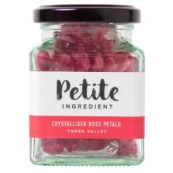Petite Ingredient Crystallised Rose Petals (Jar)