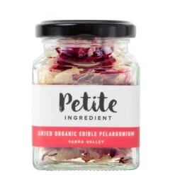 Petite Ingredient Dried Organic Edible Pelargonium - 2g