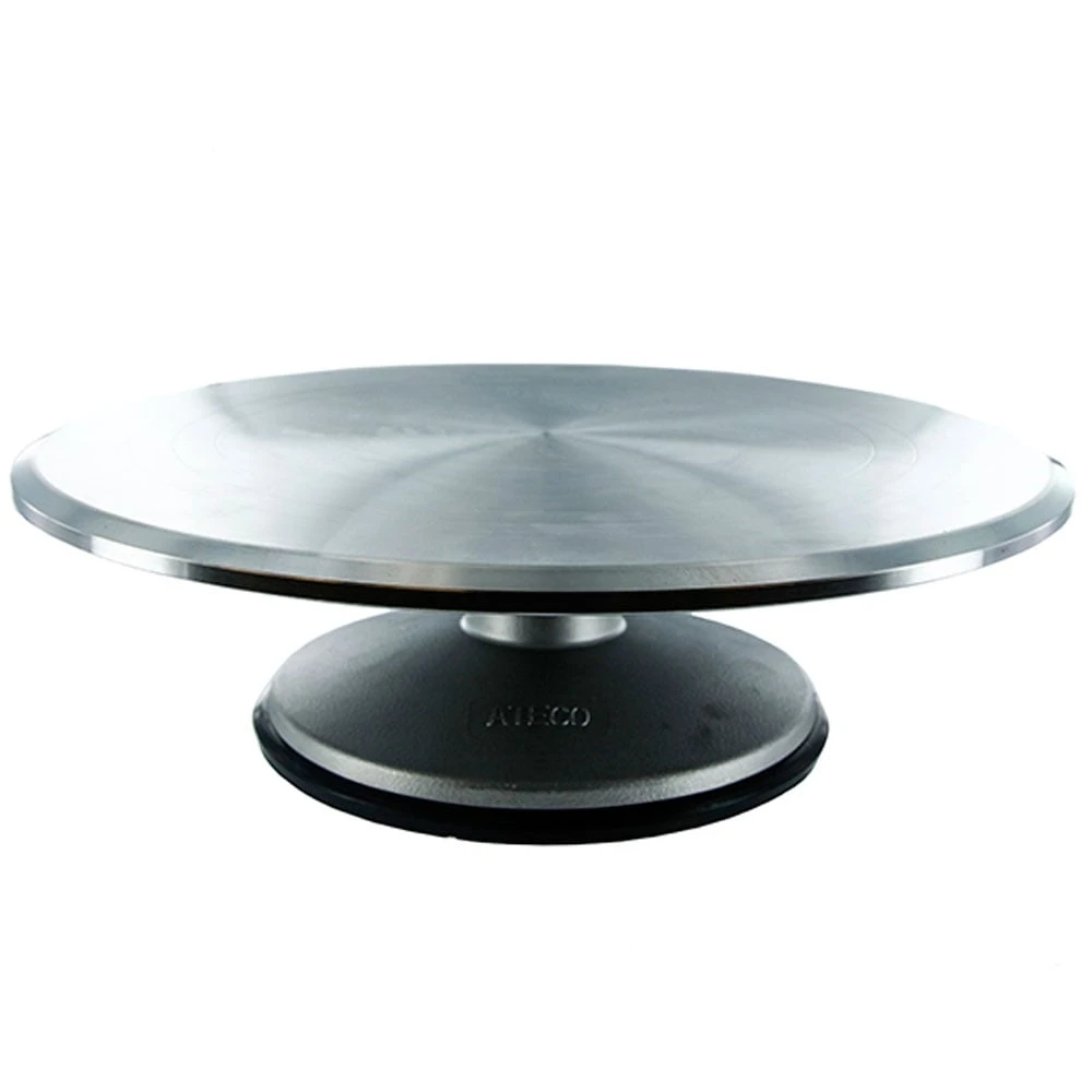 Piping Paradise Round Professional Aluminium Cake Decorating Turntable 1 Piping Paradise Round Professional Aluminium Cake Decorating Turntable