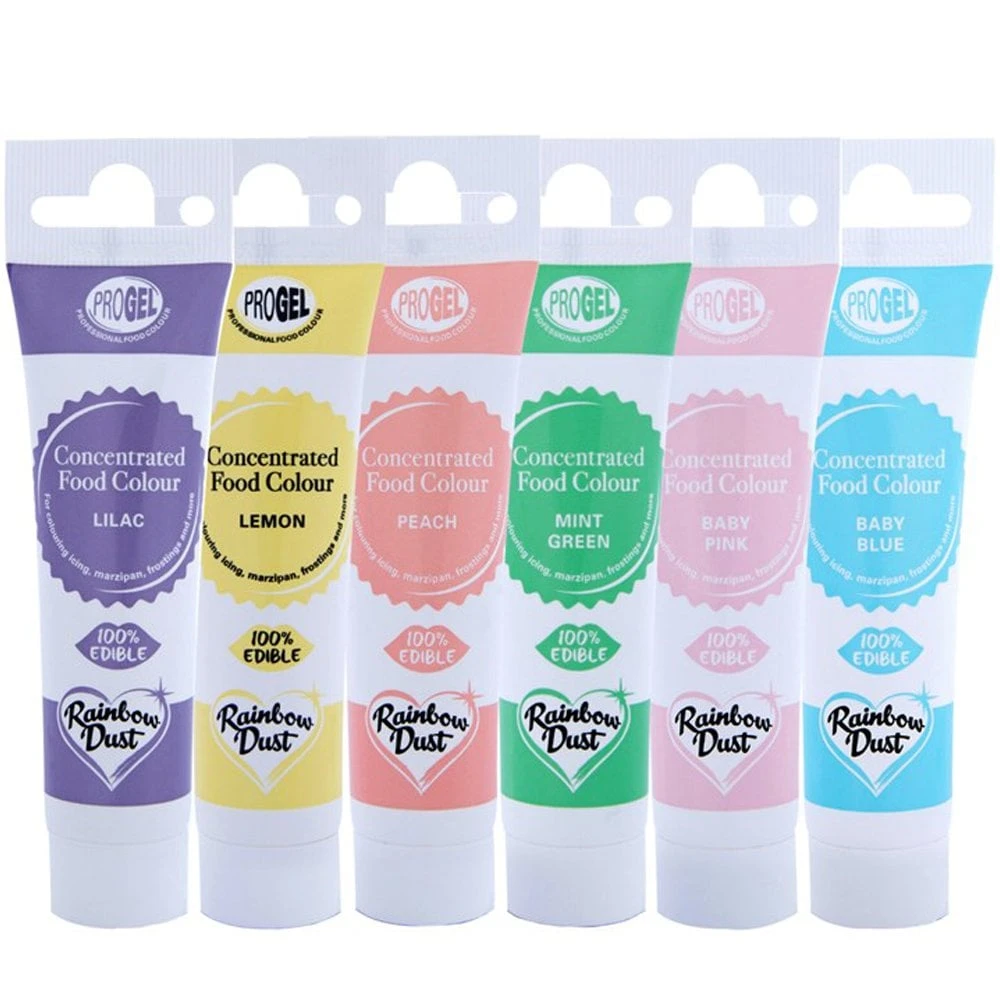 Rainbow Dust Progel Pastel Colour Pack Of 6 2 Rainbow Dust Progel Pastel Colour Pack Of 6 - Image 2