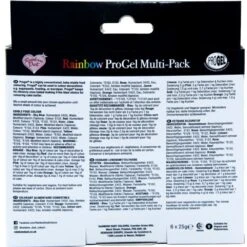 Rainbow Dust Progel Rainbow Colour Pack Of 6 -Silikomart Store rainbow dust progel rainbow colour pack of 6 p13463 46964 image