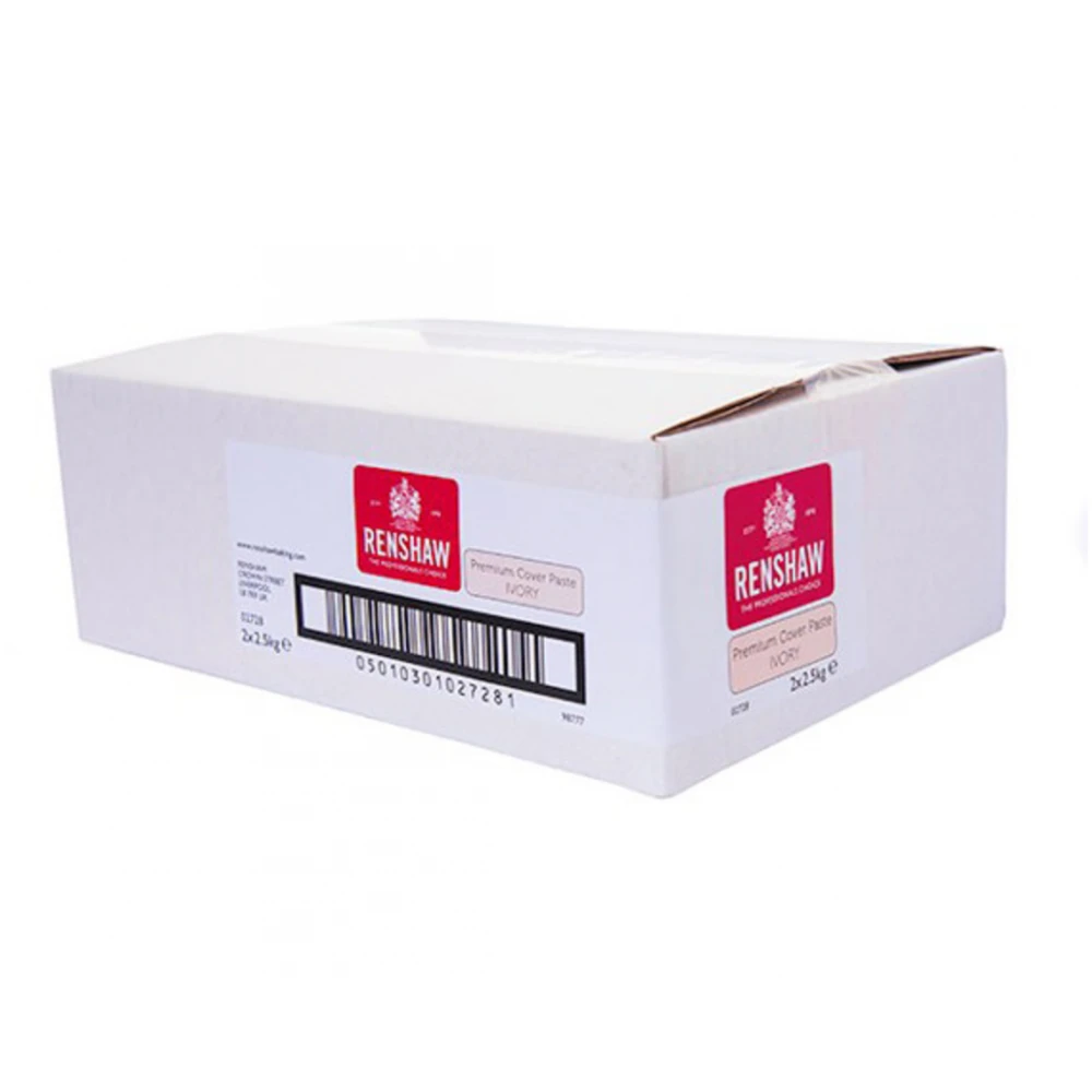 Renshaw PREMIUM Ivory Covering Paste Ready To Roll Fondant Icing 1 Renshaw PREMIUM Ivory Covering Paste Ready To Roll Fondant Icing