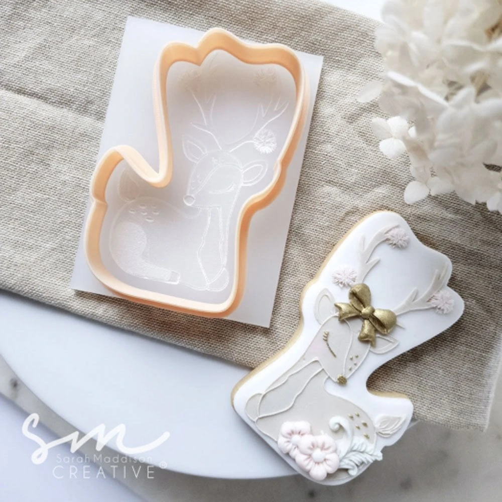Sarah Maddison Reindeer Cookie Stamp And Cutter 1 Sarah Maddison Reindeer Cookie Stamp And Cutter