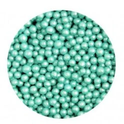 Scrumptious Sprinkles Twist Ingredients Sugar Pearls - Turquoise - 4mm - 1 Kg