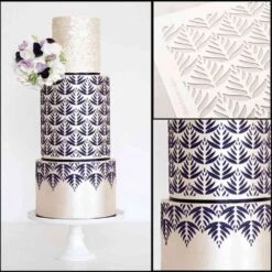Silvia Favero ALSACIA - Double-Barrel Cake Stencil