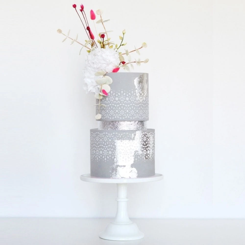 Silvia Favero DUO CLOE - Cake Stencil 2 In 1 1 Silvia Favero DUO CLOE - Cake Stencil 2 In 1