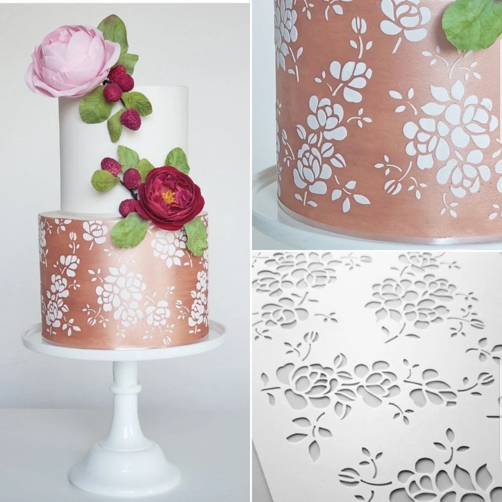 Silvia Favero FLORENCE - Double-Barrel Cake Stencil 1 Silvia Favero FLORENCE - Double-Barrel Cake Stencil