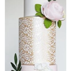 Silvia Favero Lavish- Double-Barrel Cake Stencil