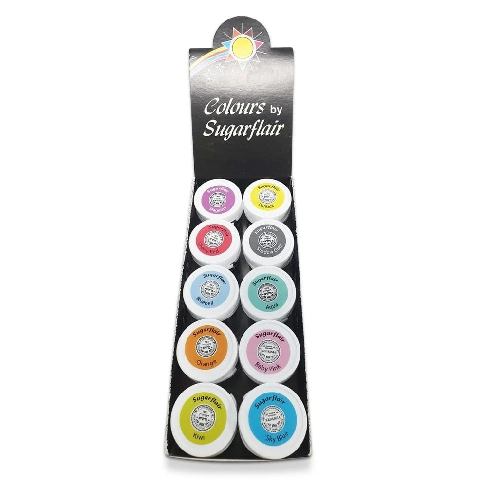 Sugarflair Colours Mixed Pastel Paste Set Of 10 1 Sugarflair Colours Mixed Pastel Paste Set Of 10