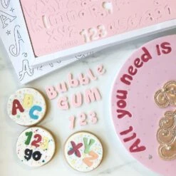 Sweet Stamps By Amy Sweet Stamp - Bubblegum Set - Uppercase , Lowercase , Numbers & Symbols -Silikomart Store sweet stamps by amy sweet stamp bubblegum set uppercase lowercase numbers symbols p8894 34259 image