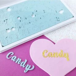 Sweet Stamps By Amy Sweet Stamp - Candy Set - Uppercase , Lowercase , Numbers & Symbols