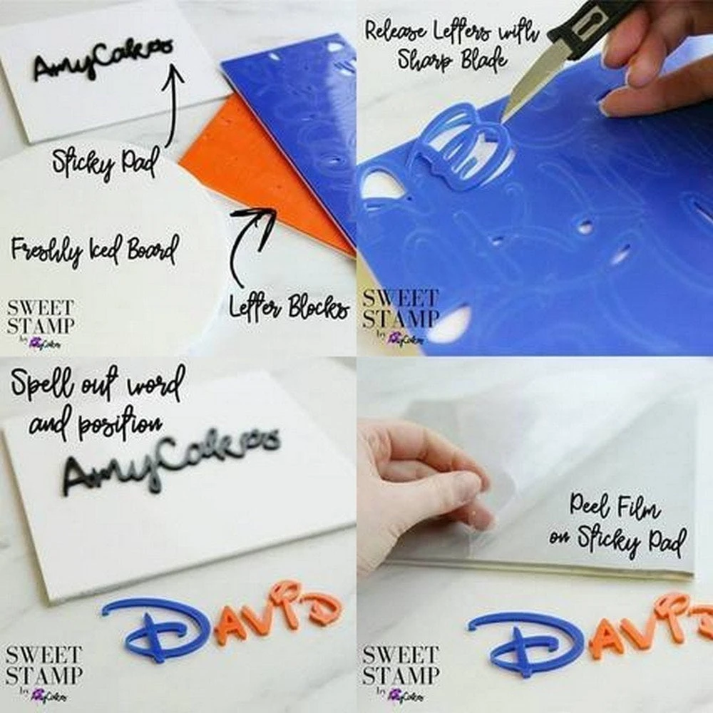 Sweet Stamps By Amy SWEET STAMP - Classic Set Uppercase, Lowercase, Numbers & Symbols 8 Sweet Stamps By Amy SWEET STAMP - Classic Set Uppercase, Lowercase, Numbers & Symbols - Image 8