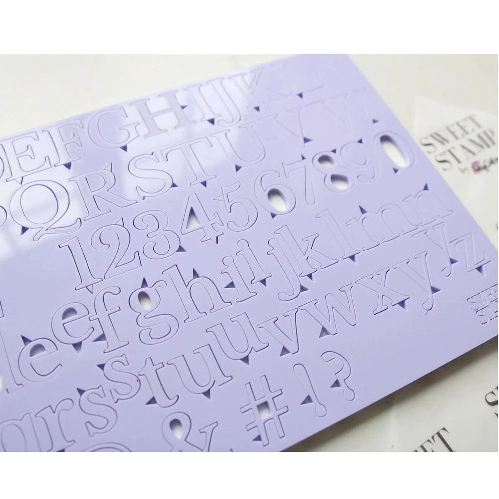 Sweet Stamps By Amy SWEET STAMP - Classic Set Uppercase, Lowercase, Numbers & Symbols 2 Sweet Stamps By Amy SWEET STAMP - Classic Set Uppercase, Lowercase, Numbers & Symbols - Image 2