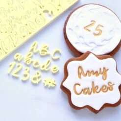 Sweet Stamps By Amy SWEET STAMP Cookie - Uppercase, Lowercase, Numbers & Symbols -Silikomart Store sweet stamps by amy sweet stamp cookie uppercase lowercase numbers symbols p5291 23601 image