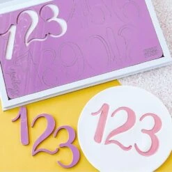 Sweet Stamps By Amy Sweet Stamp - GIANT ELEGANT NUMBERS -Silikomart Store sweet stamps by amy sweet stamp giant elegant numbers p15199 52877 image
