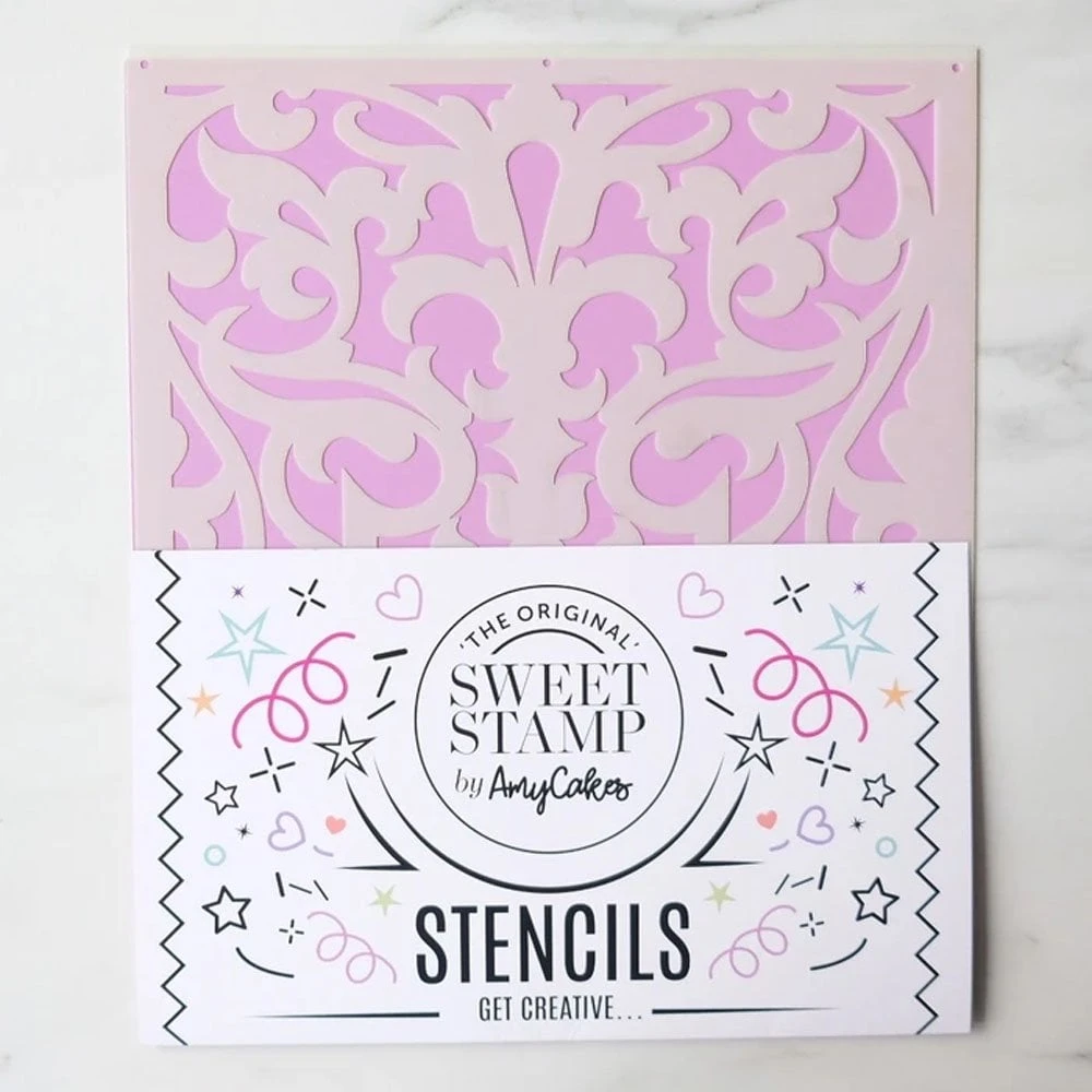 Sweet Stamps By Amy Sweet Stamp Stencil - Aurora 2 Sweet Stamps By Amy Sweet Stamp Stencil - Aurora - Image 2