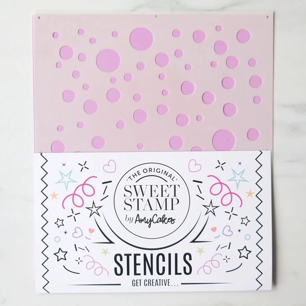 Sweet Stamps By Amy Sweet Stamp Stencil - Bubble Pop 2 Sweet Stamps By Amy Sweet Stamp Stencil - Bubble Pop - Image 2