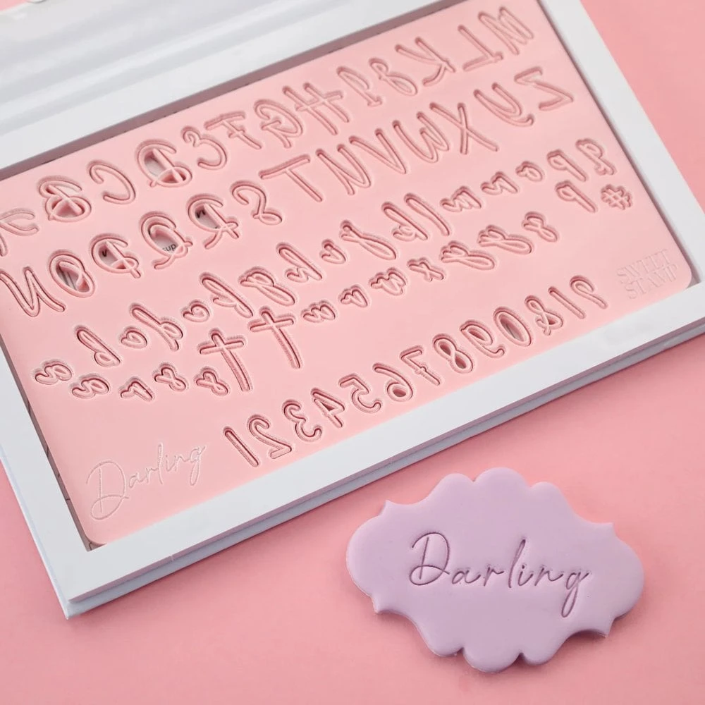 Sweet Stamps By Amy The Amy Jane Collection Lettering Set - Darling Set 1 Sweet Stamps By Amy The Amy Jane Collection Lettering Set - Darling Set