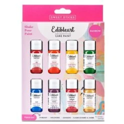Silikomart Store 12 Sweet Sticks Edible Art Decorative Paint - Rainbow Pack Of 8