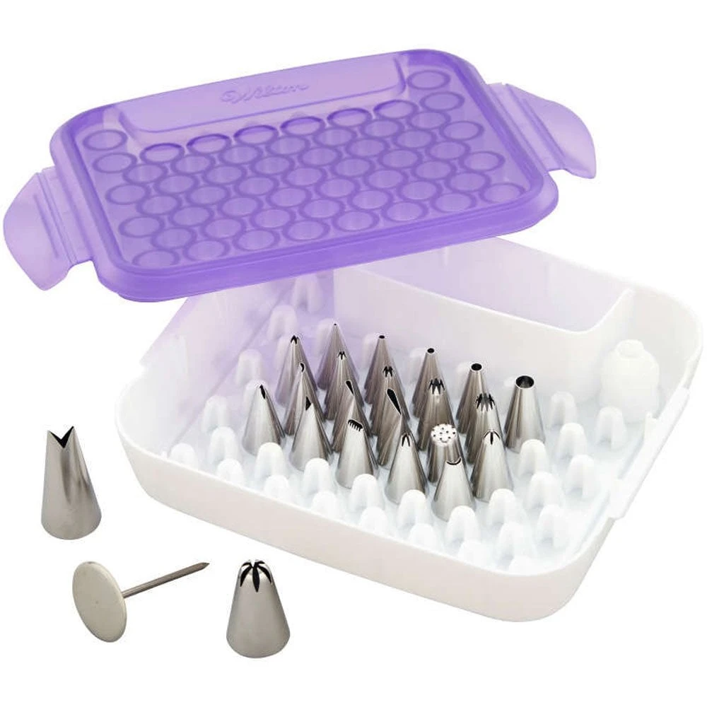 Wilton Deluxe Tip / Nozzle Set Of 22 Pieces 2 Wilton Deluxe Tip / Nozzle Set Of 22 Pieces - Image 2