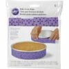Wilton Purple Bake Even Strips For Large Cakes 6 Pcs